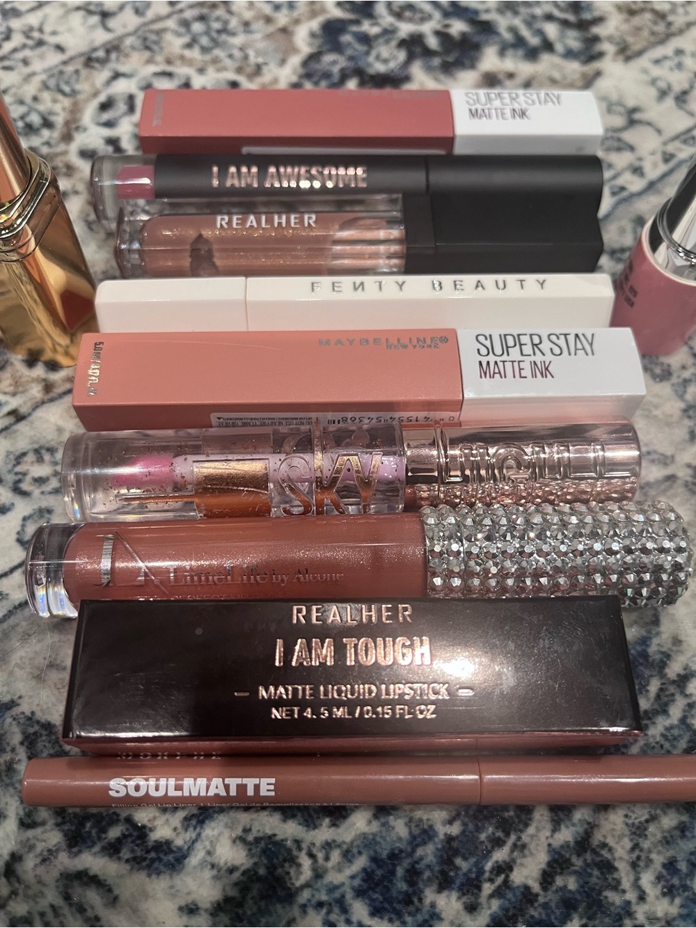 Lip Bundle, Fenty Beauty and many more! Used once or never! - Picture 2 of 4